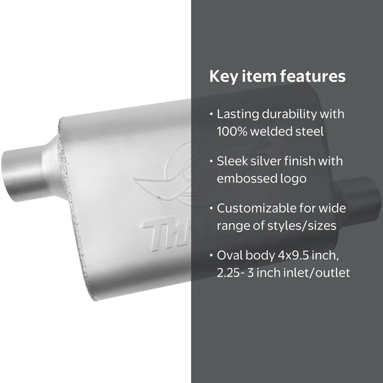 Thrush Thrush Welded 17659 Exhaust Muffler - Walmart.com