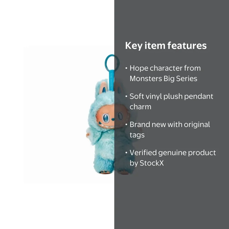 Pop Mart, Pop Mart Labubu The Monsters Vinyl Plush Pendant