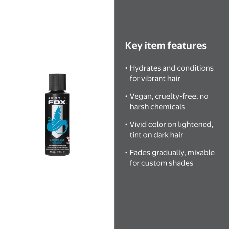 Arctic Fox Vegan and Cruelty-Free Semi-Permanent Hair Color Dye (4