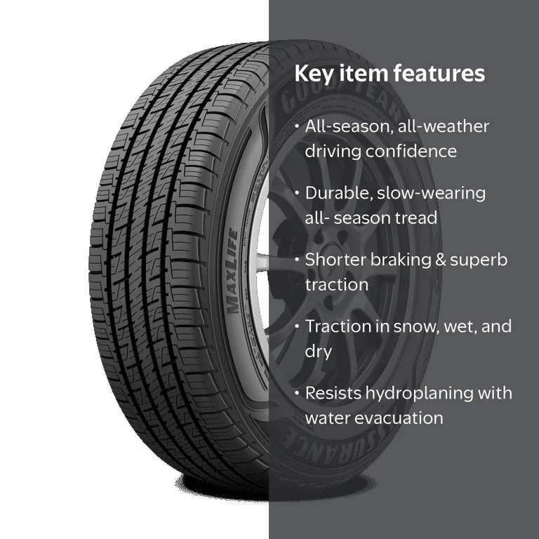 Goodyear Assurance MaxLife All-Season Tire 215/50R17 95V, Long