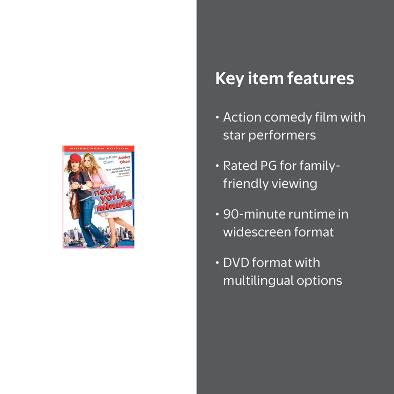 New York Minute (DVD) - Walmart.com