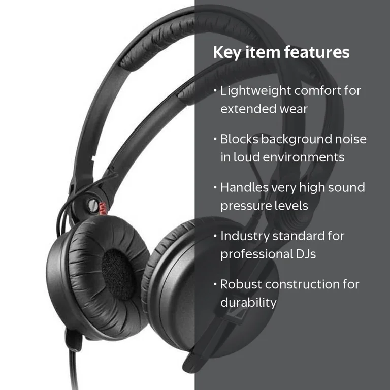 Sennheiser, Headphones, HD 25 Plus, Closed-Back, On-Ear DJ