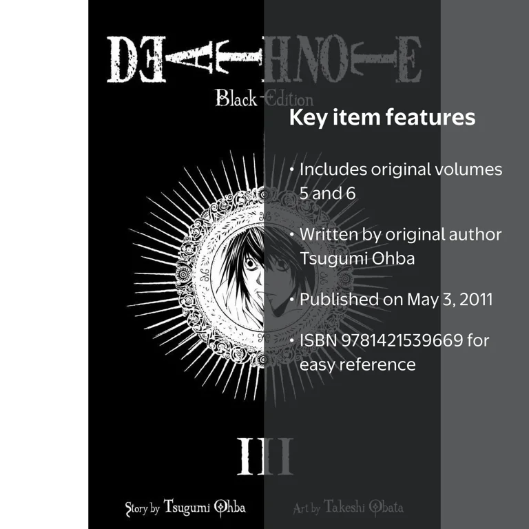 Tsugumi Ohba, Death Note Black Edition, Vol. 3, Paperback