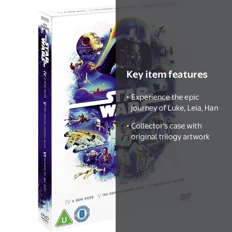 Star Wars Movie Collection: Original Trilogy Box Set (Episodes 4-6