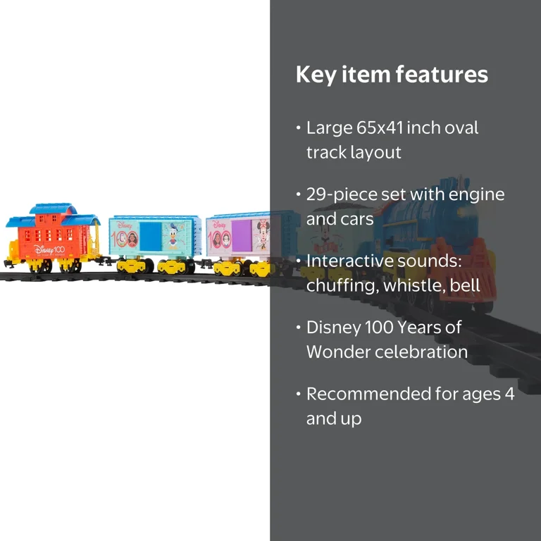 Lionel Disney 100 Years of Wonder, Classic Kids Battery Powered
