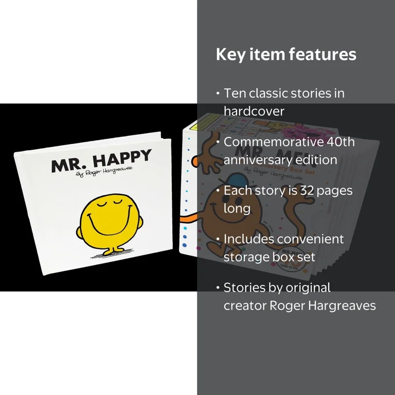 Mr. Men and Little Miss: Mr. Men Box Set (40th Anniv.) Hardcover