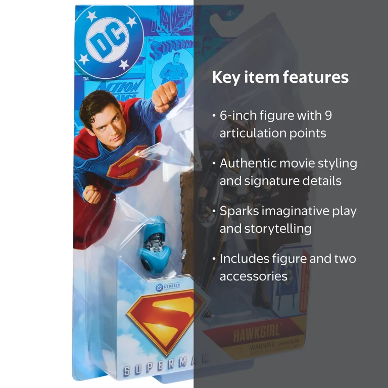 DC Comics SUPERMAN, Green Lantern 6-inch Action Figure, for Ages 4