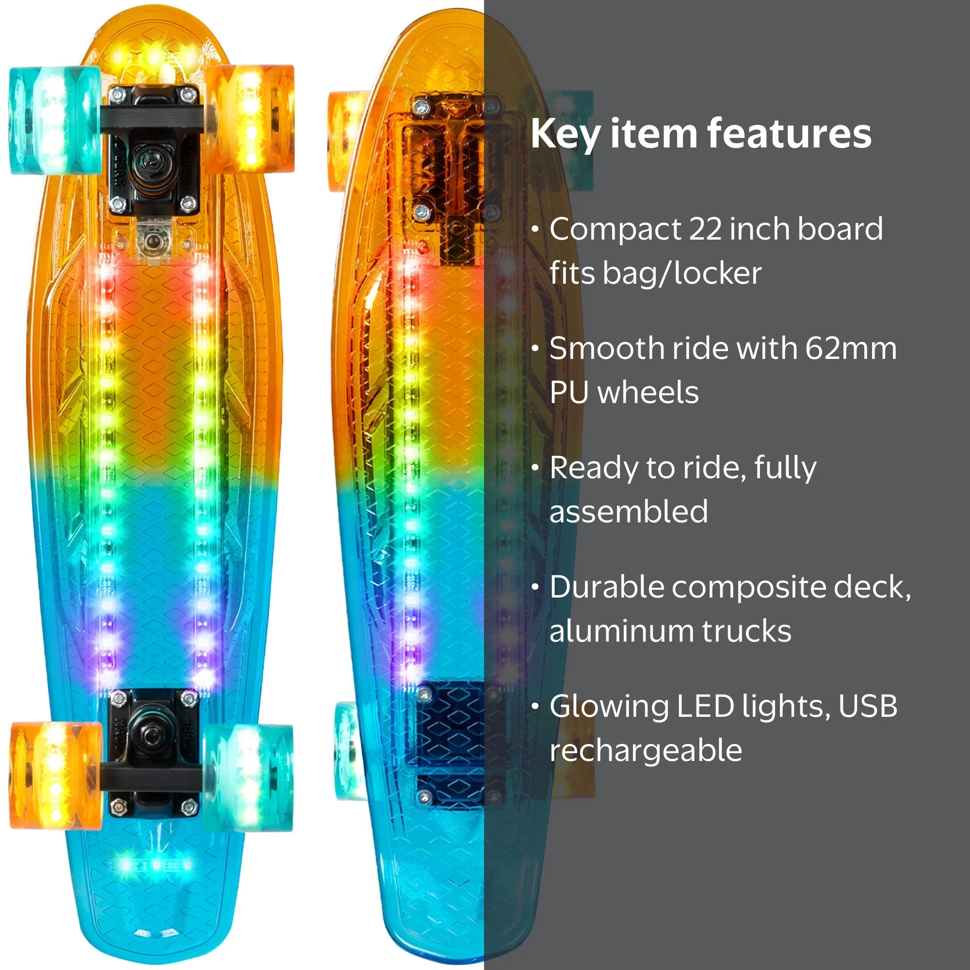 PHOTON LIGHT BOARDS LEDスケートボード LED付き k2-_f1539d14-c056-4dfd-b37e-