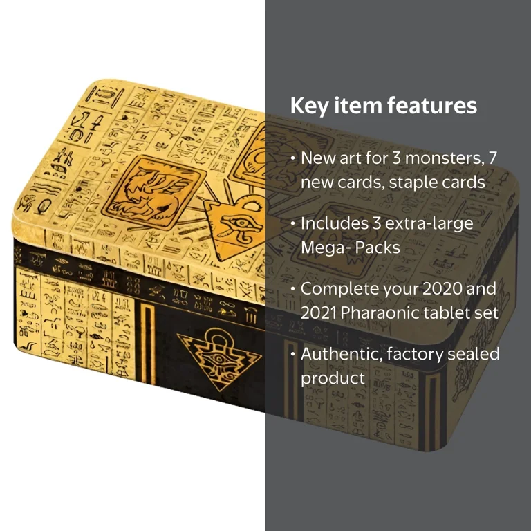 遊戯王OCG 2022 Tin of the Pharaoh's Gods Konami Yu-Gi-Oh! Trading Cards 2022 Tin of The Pharaoh's Gods