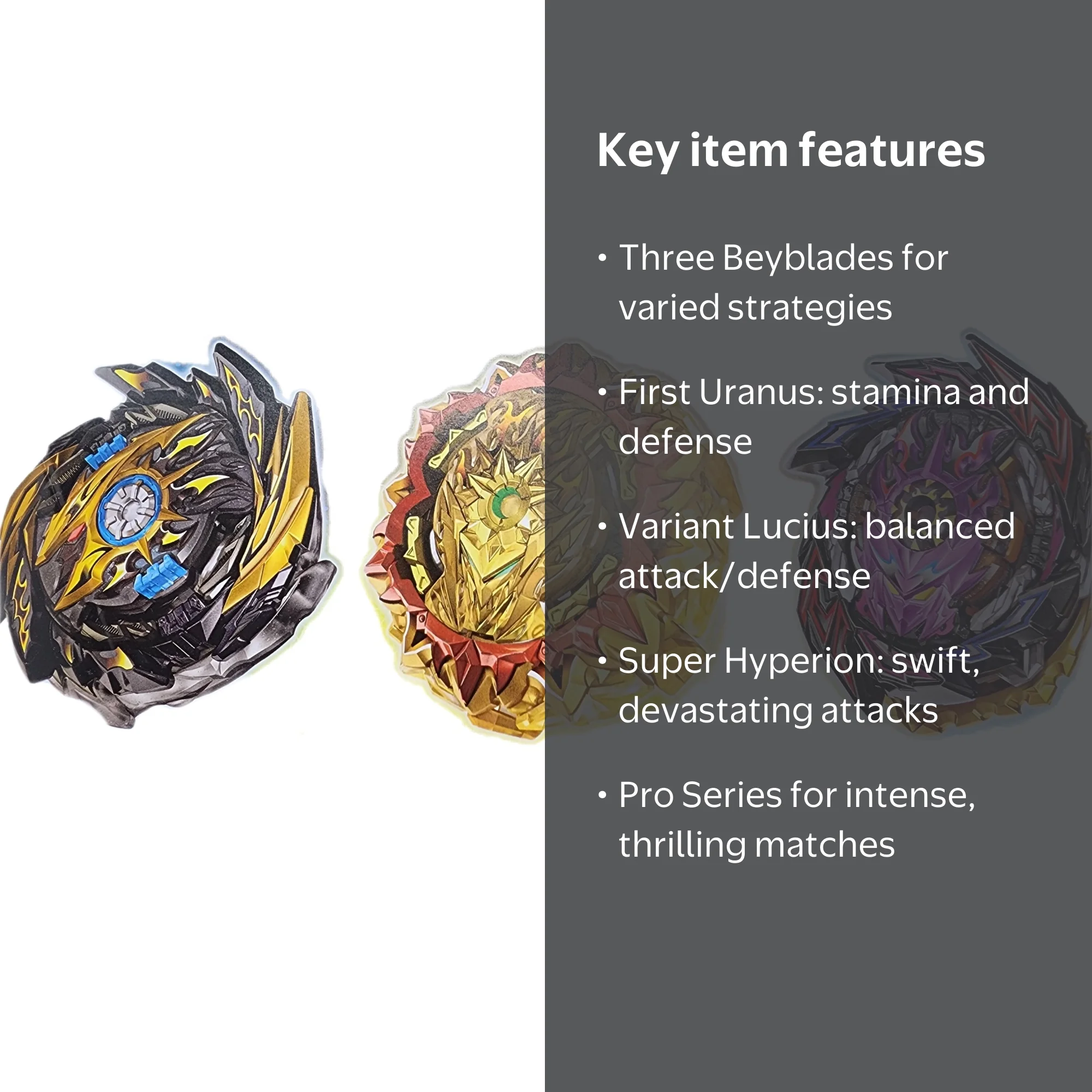 Beyblade Battle Pro Series Triple Threat: First Uranus, Variant