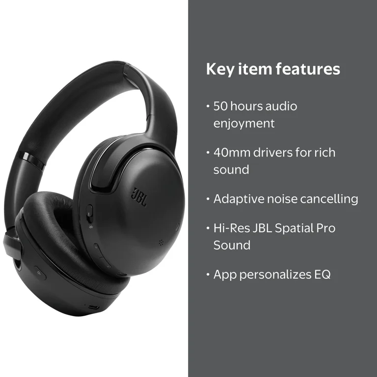JBL tour one m2 極美品 JBL Tour One M2 Wireless Over-Ear Noise Cancelling Headphones