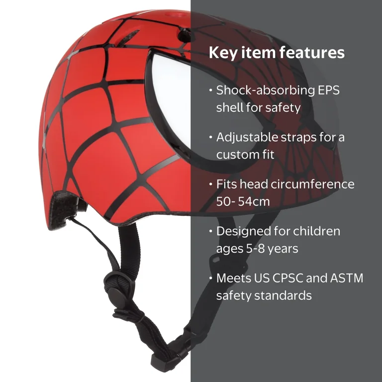 argos spiderman bike helmet Marvel Spidey's Little Web Spider-Man Helmet, Toddler (3-5 yrs) : Toys & Games This red bike helmet has high Spider-Man Classic Toddler Helmet