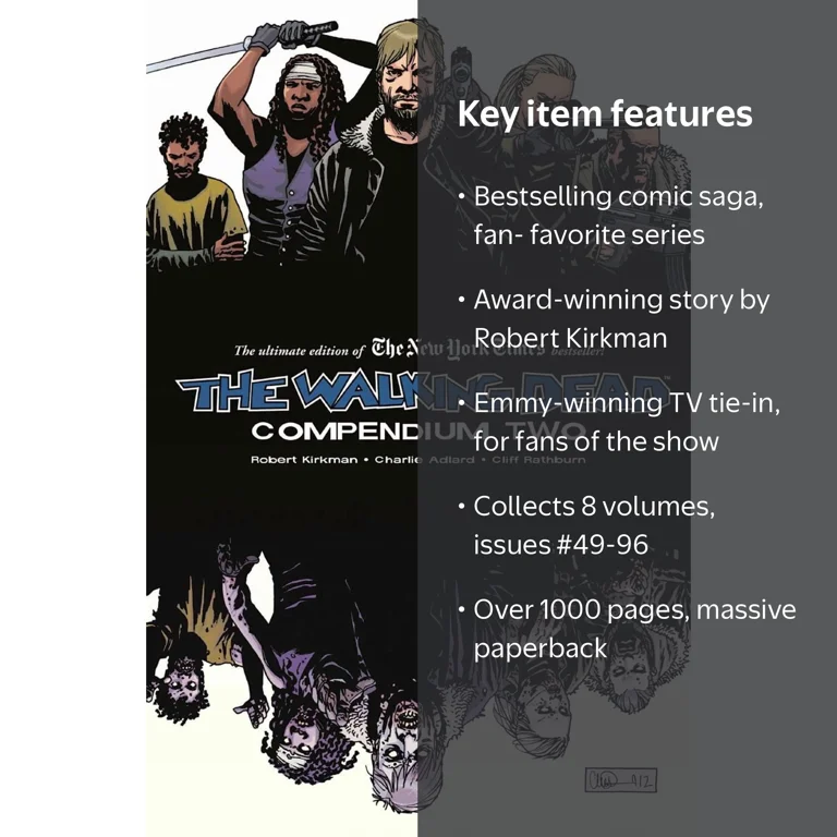Robert Kirkman, The Walking Dead Compendium, Paperback - Walmart.com