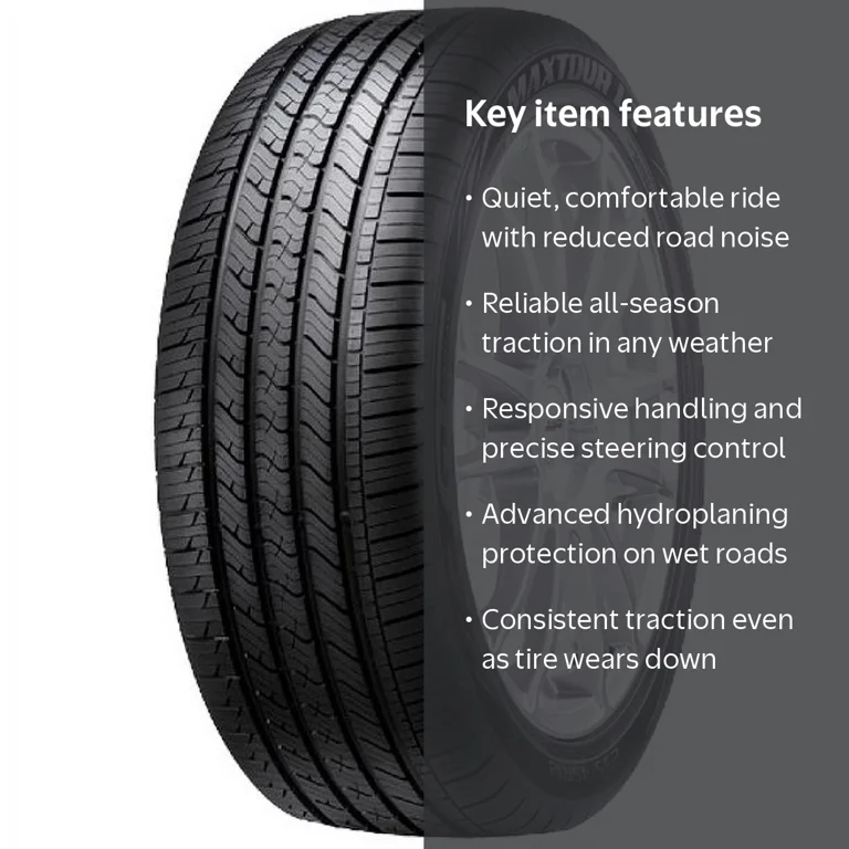 GT Radial MAXTOUR LX 215/55R16 93H, All-Season Tire, Quiet Ride