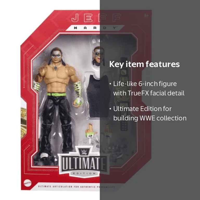 Mattel WWE Ultimate Edition Fan Takeover Jeff Hardy - Walmart.com