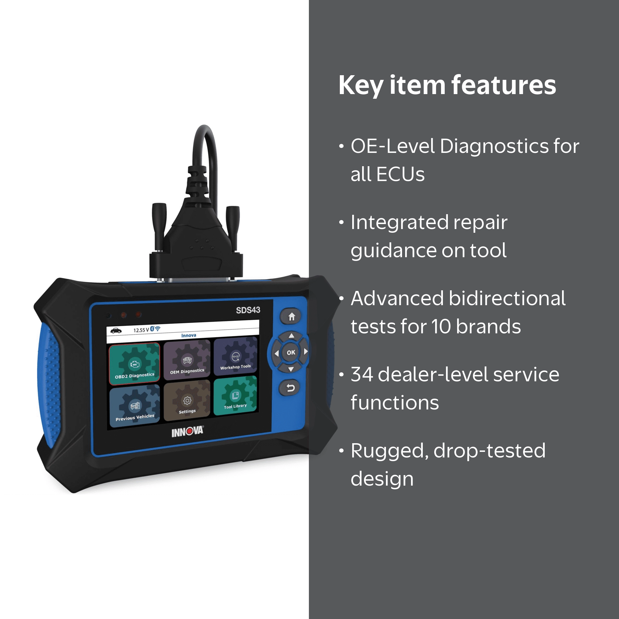 Innova Electronics SDS43 - OE-Level Diagnostic Tablet - Walmart.com