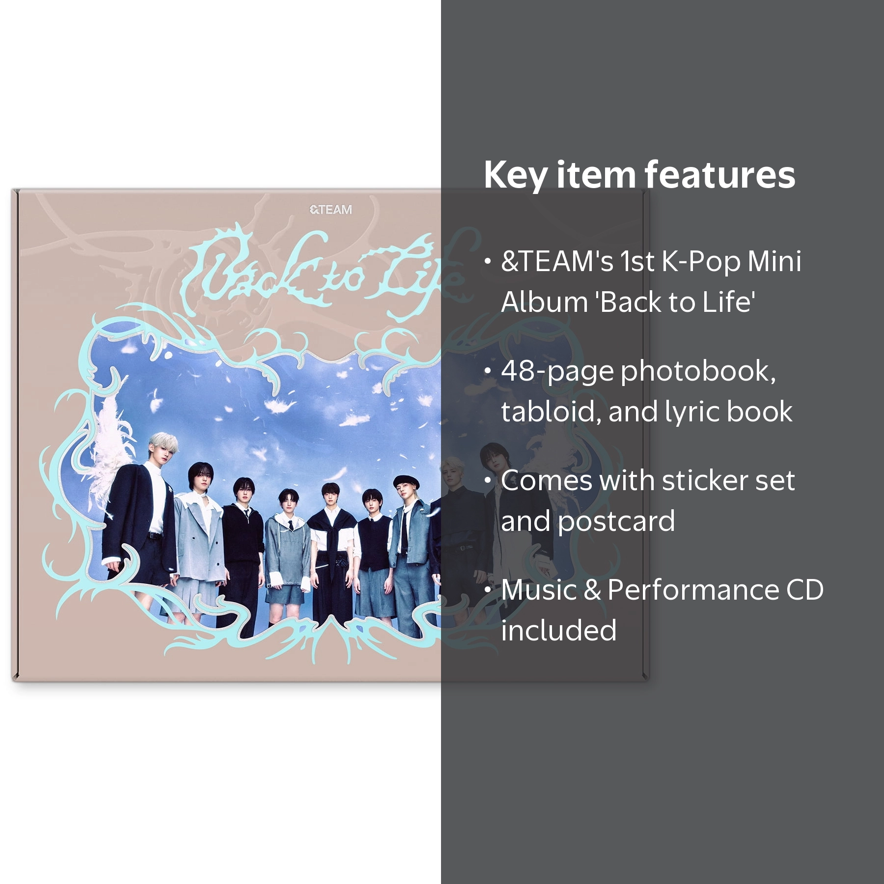 &Team - &TEAM KR 1st Mini Album 'Back to Life' [GAZE ver.] - Music
