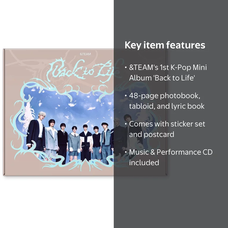 &Team - &TEAM KR 1st Mini Album 'Back to Life' [GAZE ver.] - Music