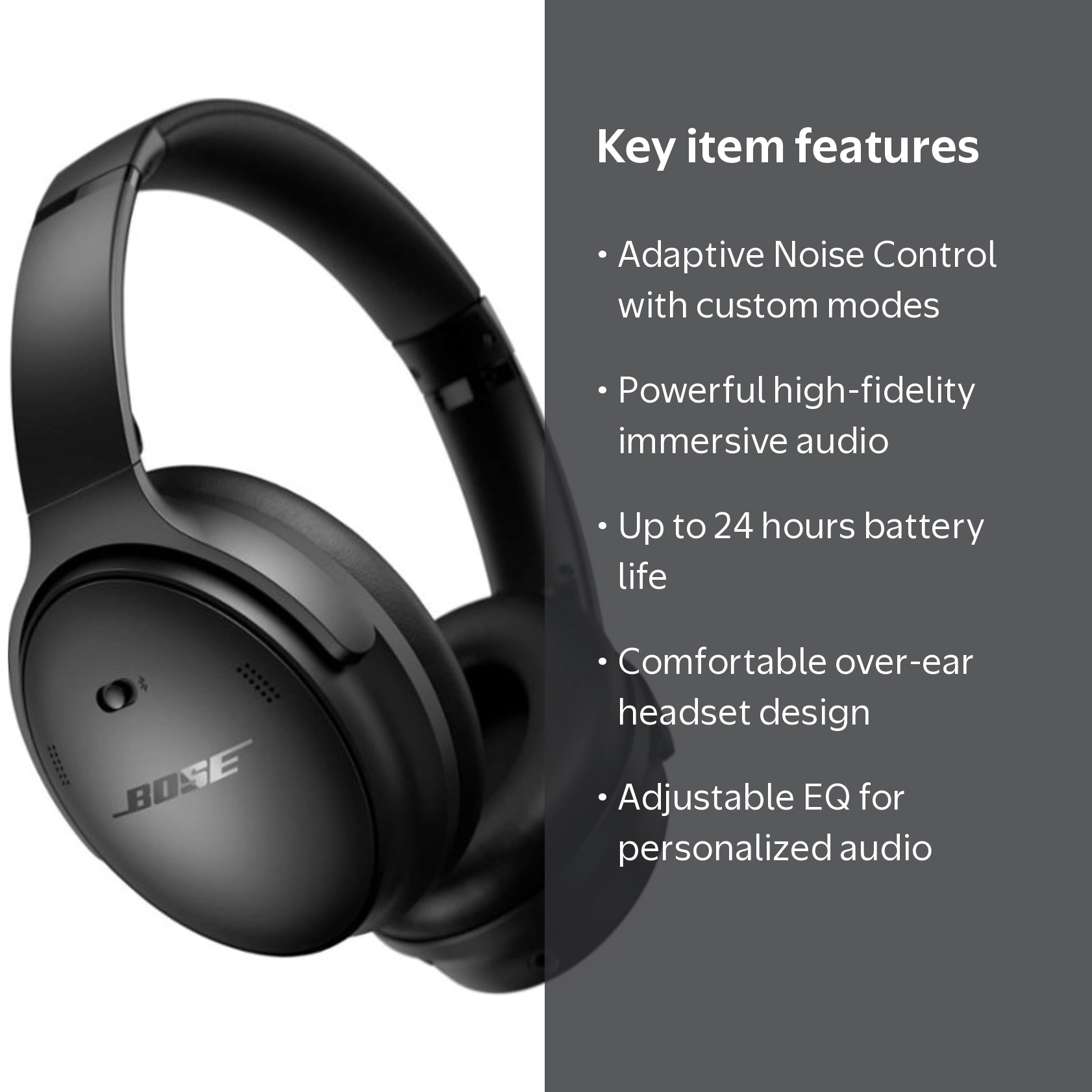 Bose, QuietComfort 35 II Wireless Headphones, Model 786643-0200
