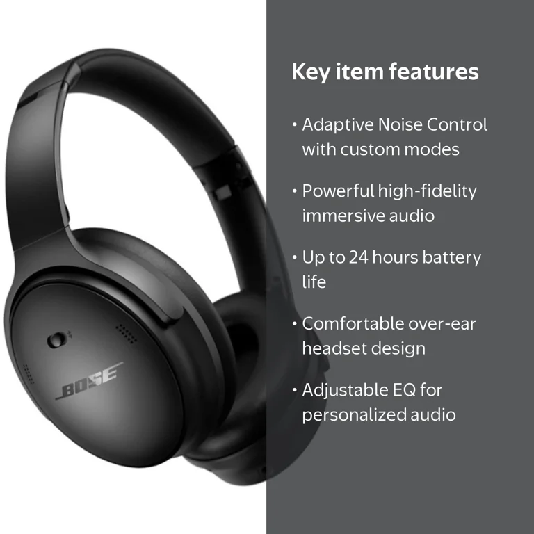 Bose, QuietComfort 35 II Wireless Headphones, Model 786643-0200