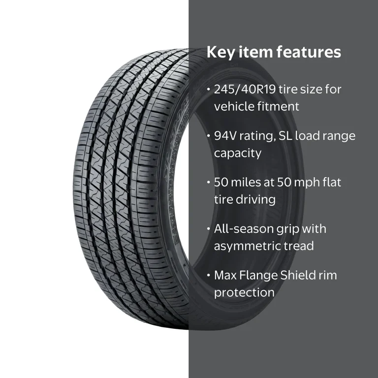 Dunlop, SP Sport 5000 DSST CTT, 245/40R19, Black Sidewall