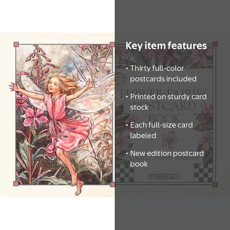 Flower Fairies Postcard Book, 30 Full-Color Cards on Sturdy Card