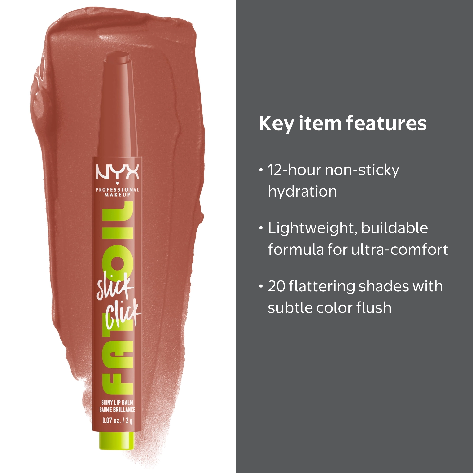NYX Professional Makeup Fat Oil Slick Click Hydrating Tinted Lip