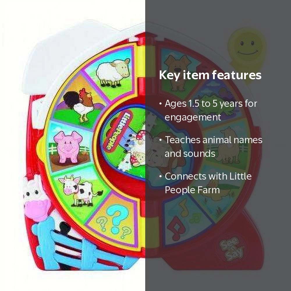 Fisher-Price Little People See 'n Say Farmer Eddie Says - Walmart.com