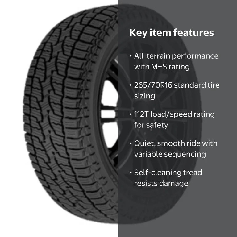 Free Shipping! Multi-Mile Wild Country XTX AT4S All-Terrain Tire