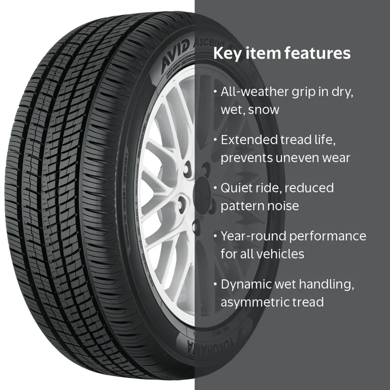 185/65R15夏タイヤ2021製YOKOHAMA cnk1230 Yokohama Avid Ascend GT 185/65R15 88 H All-Season Tire for Cars
