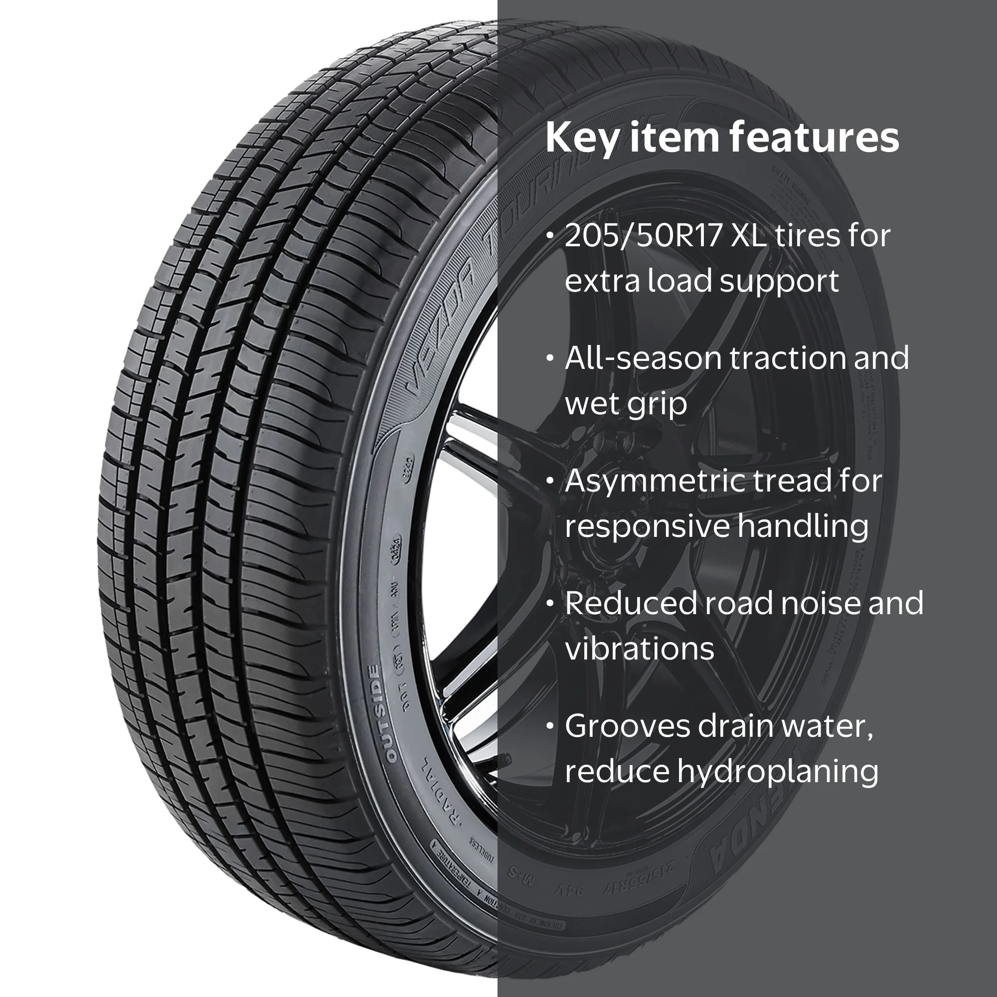 Kenda Vezda Touring A/S (KR205) All Season P205/50R17 93V XL