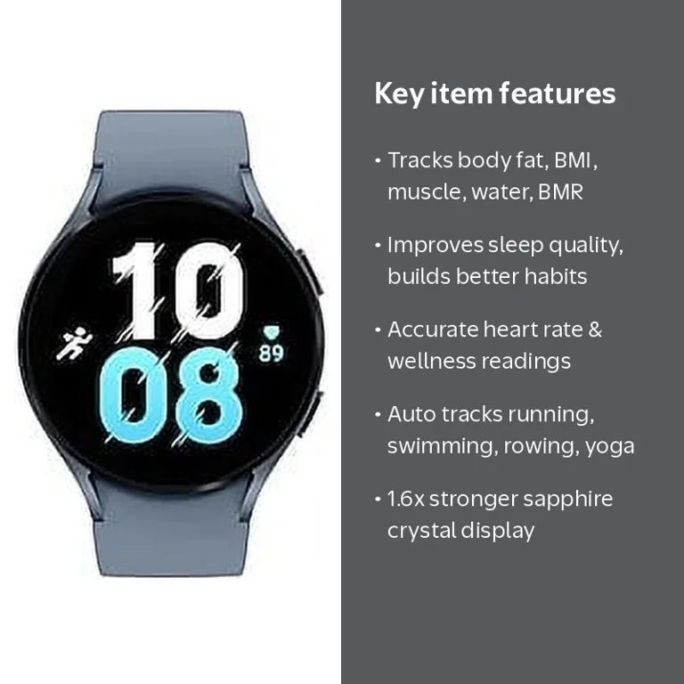 Samsung Galaxy Wearable Active Watch5 44mm, Bluetooth with
