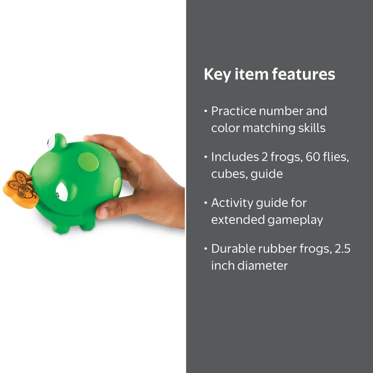 Learning Resources Froggy Feeding Fun Activity Set, 65 Pieces
