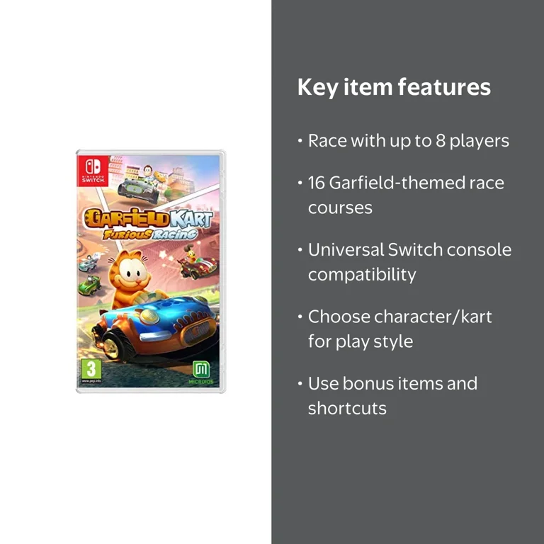 MaximumGames, Garfield Kart Furious Racing, Nintendo Switch