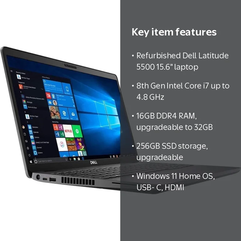 Restored Dell Latitude 5500 | 15.6