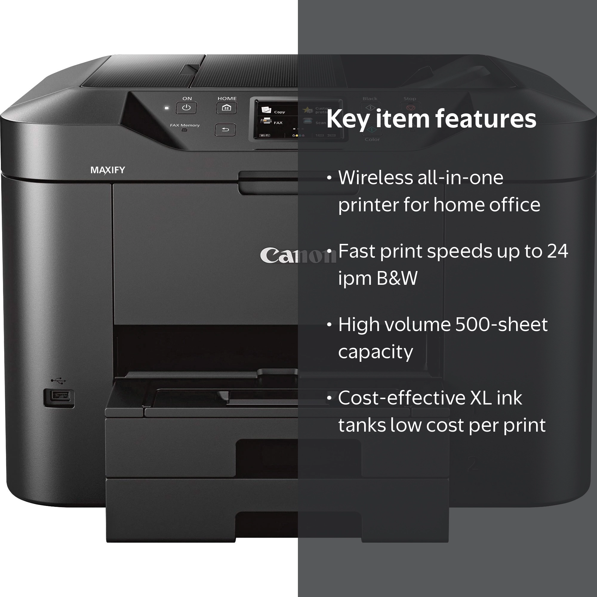 Canon MAXIFY MB2720 Wireless Multifunction Printer - Color
