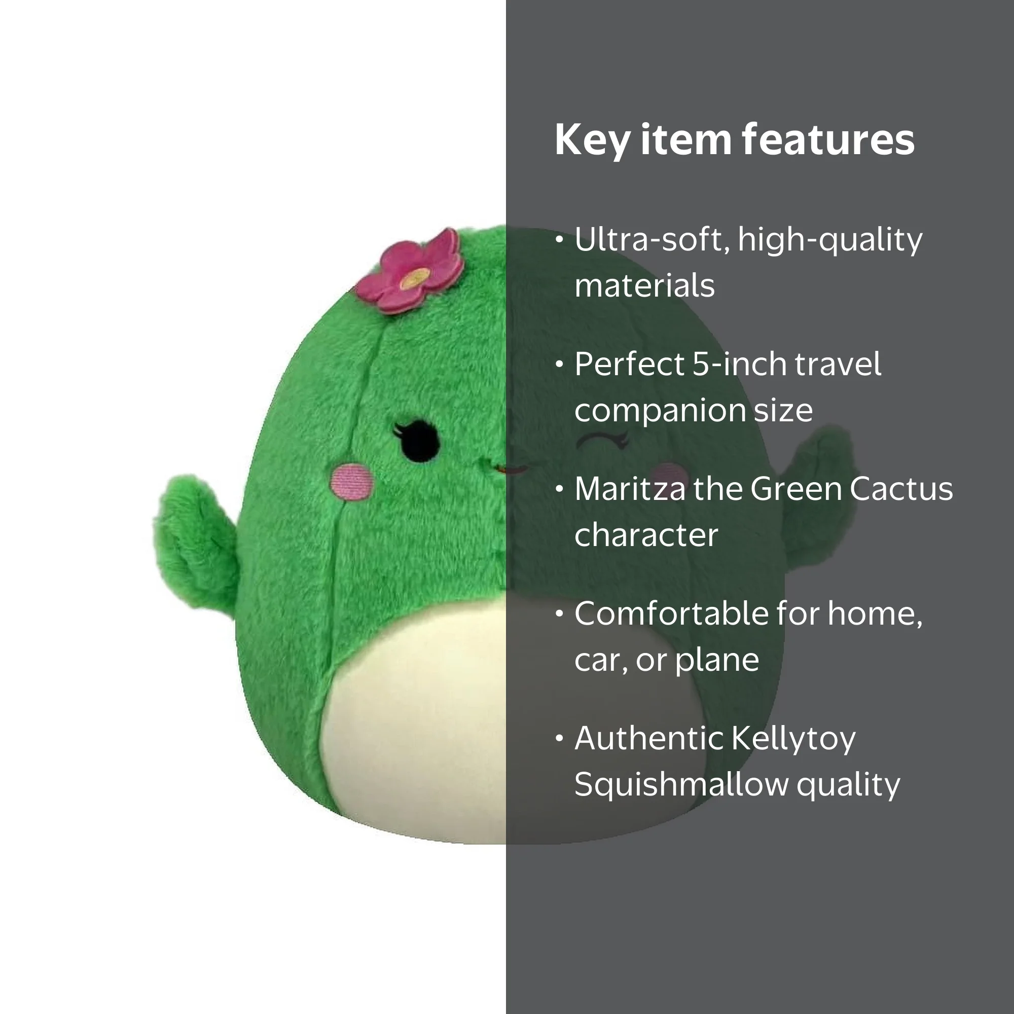 Squishmallows FuzzAMallows Original 5 inch Maritza the Green Cactus - Ultra  Soft Stuffed Plush Toy - Walmart.com