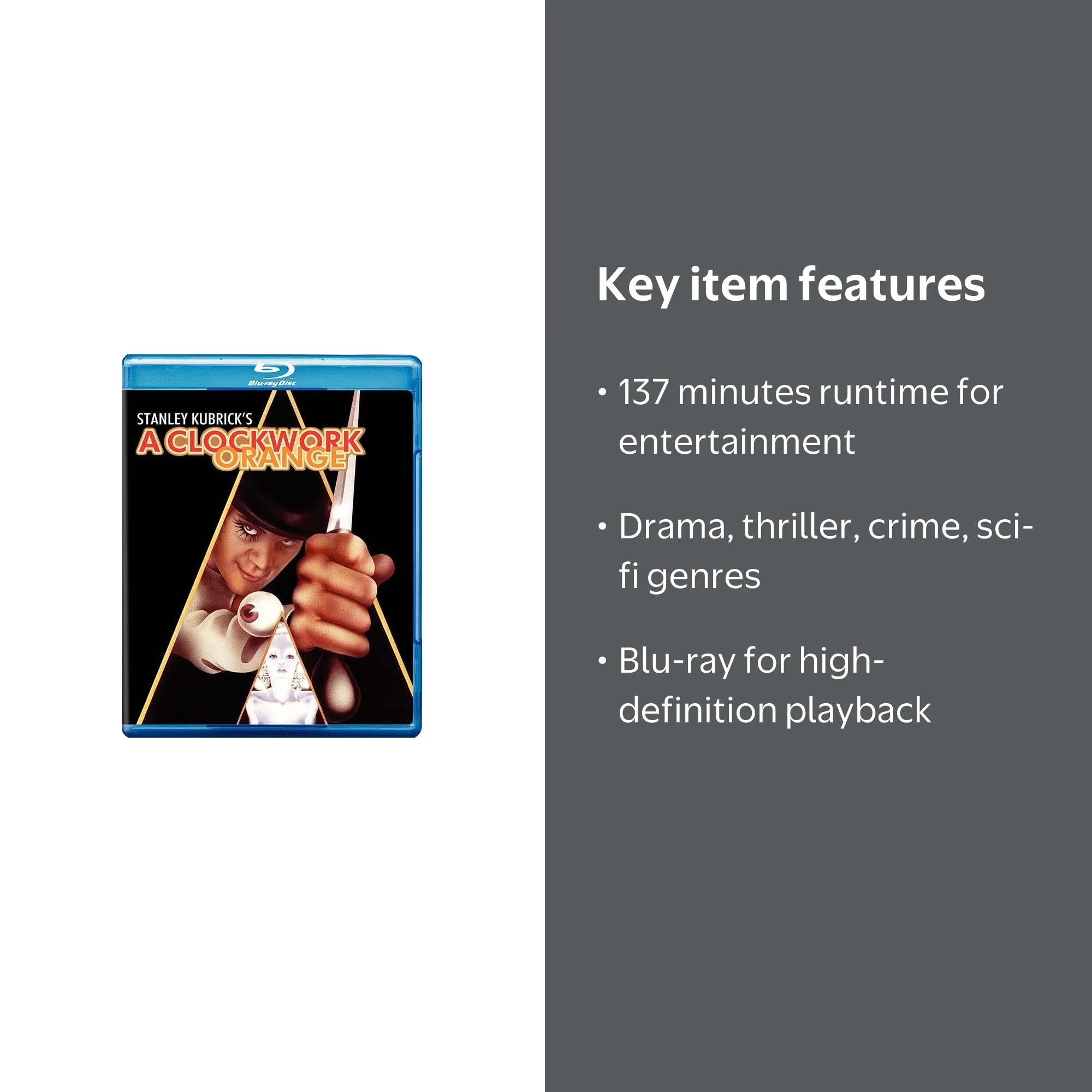 A Clockwork Orange [Blu-ray] - Walmart.com