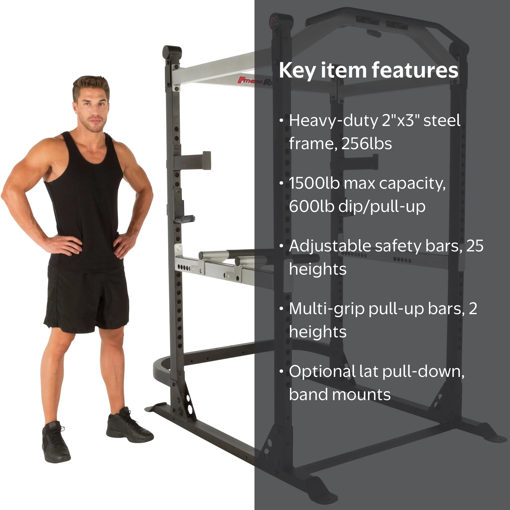 Fitness Reality X-Class Olympic Power Cage 1500 lbs Capacity with