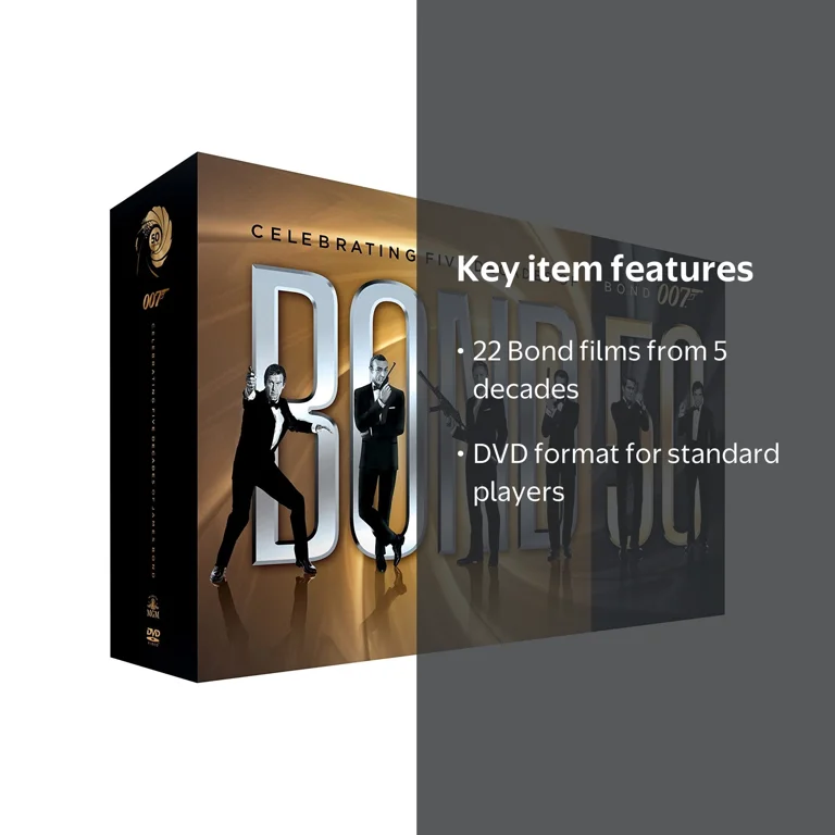 007 ボンド 50周年記念 DVD Bond 50: Celebrating 5 Decades of Bond 007 DVD over 22 films