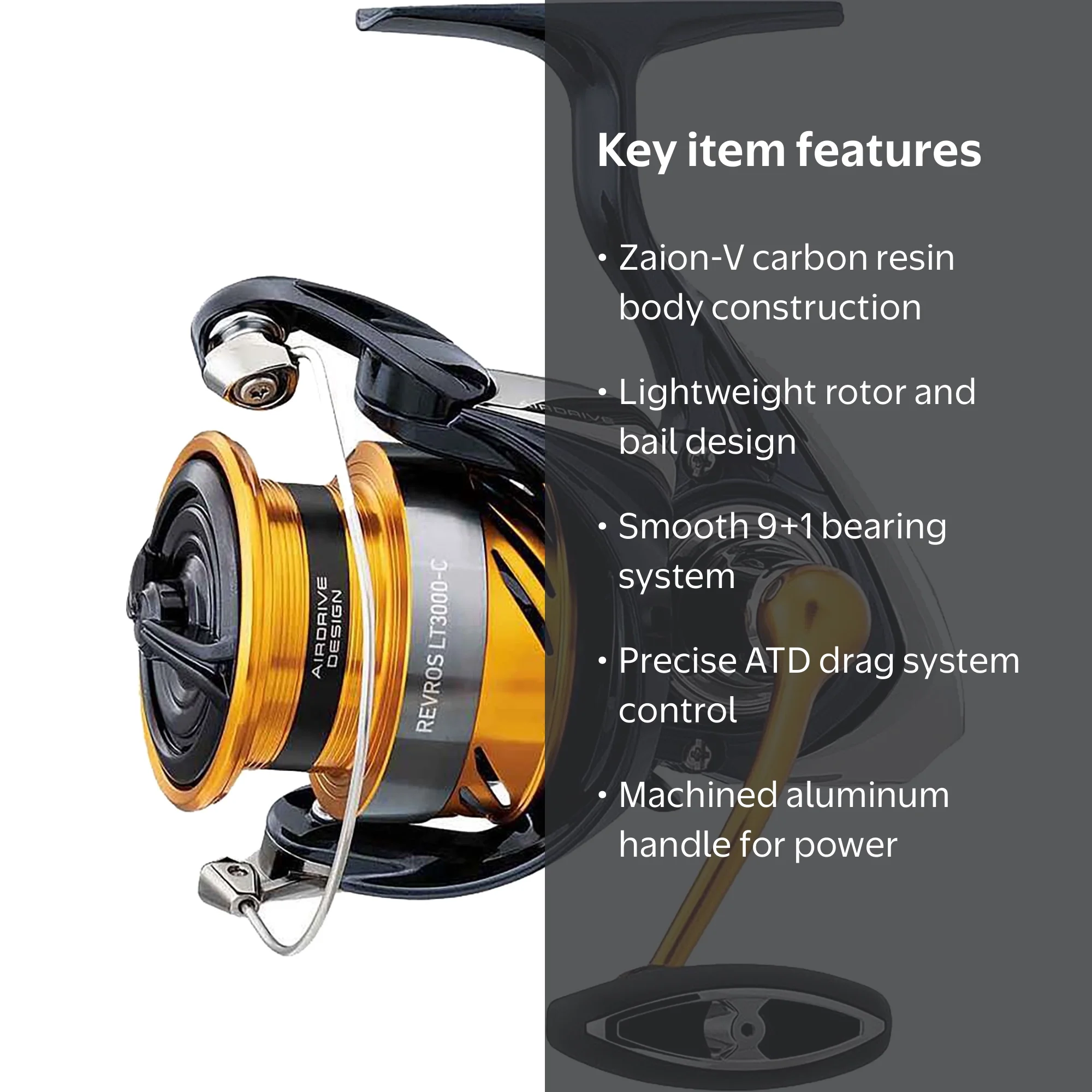 Daiwa Revros LT Spinning Fishing Reel - 2000 - Walmart.com
