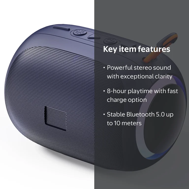 JYX Bluetooth Speaker, Portable Wireless Party Speaker with