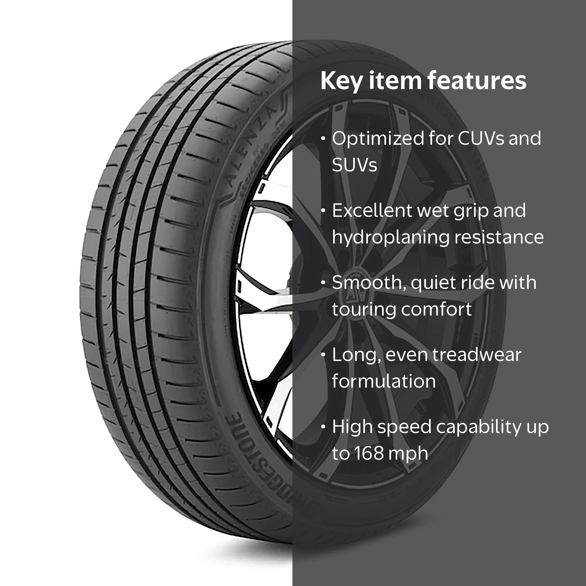 Bridgestone, Passenger Tire, 235/60R20 108H XL, UHP Summer