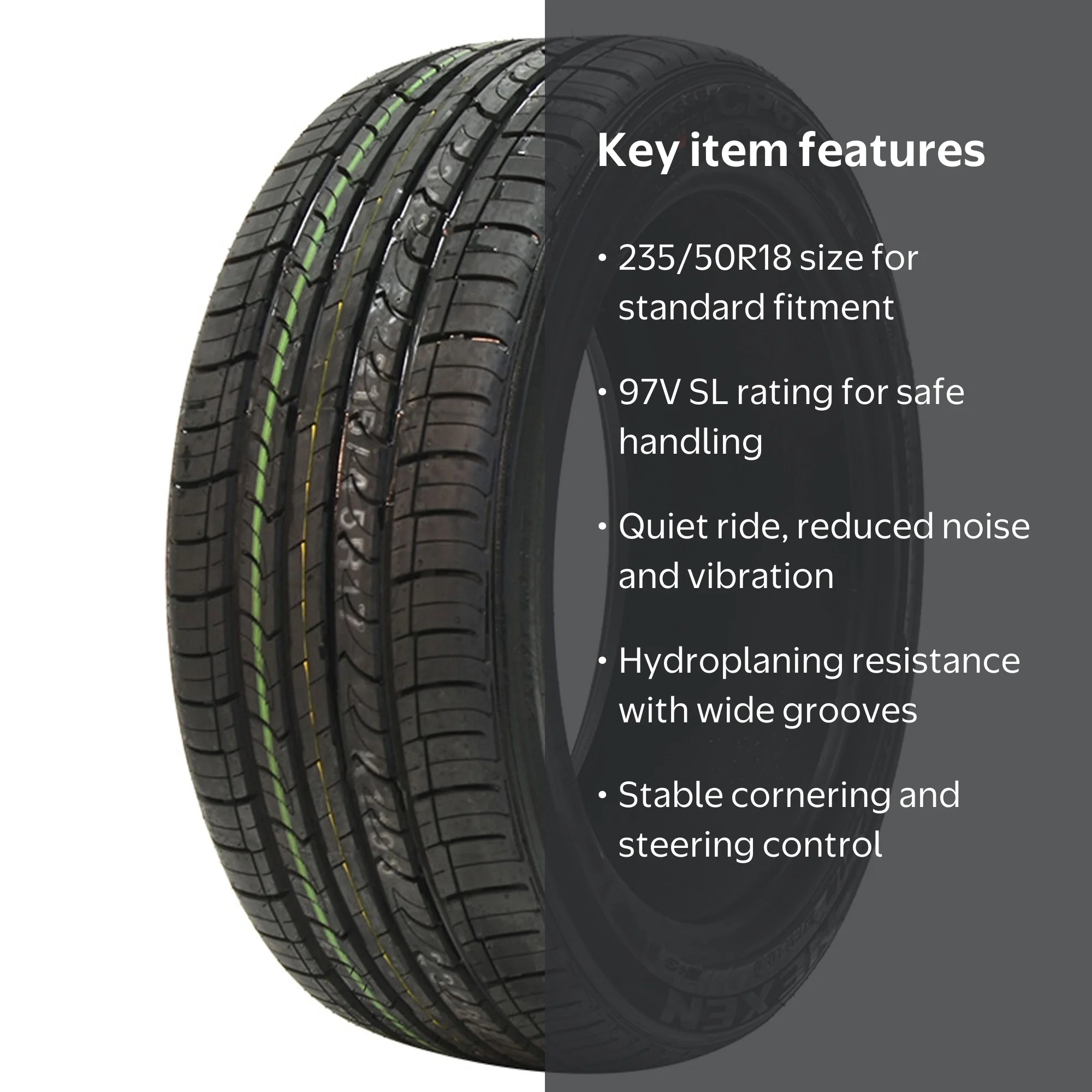 Nexen CP672 All Season 235/50R18 97V Passenger Tire - Walmart.com
