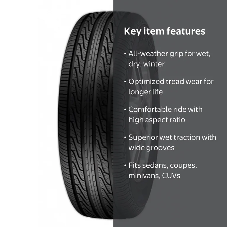 Forceum, Passenger Tire, 185/65R14 86H, All Season - Walmart.com