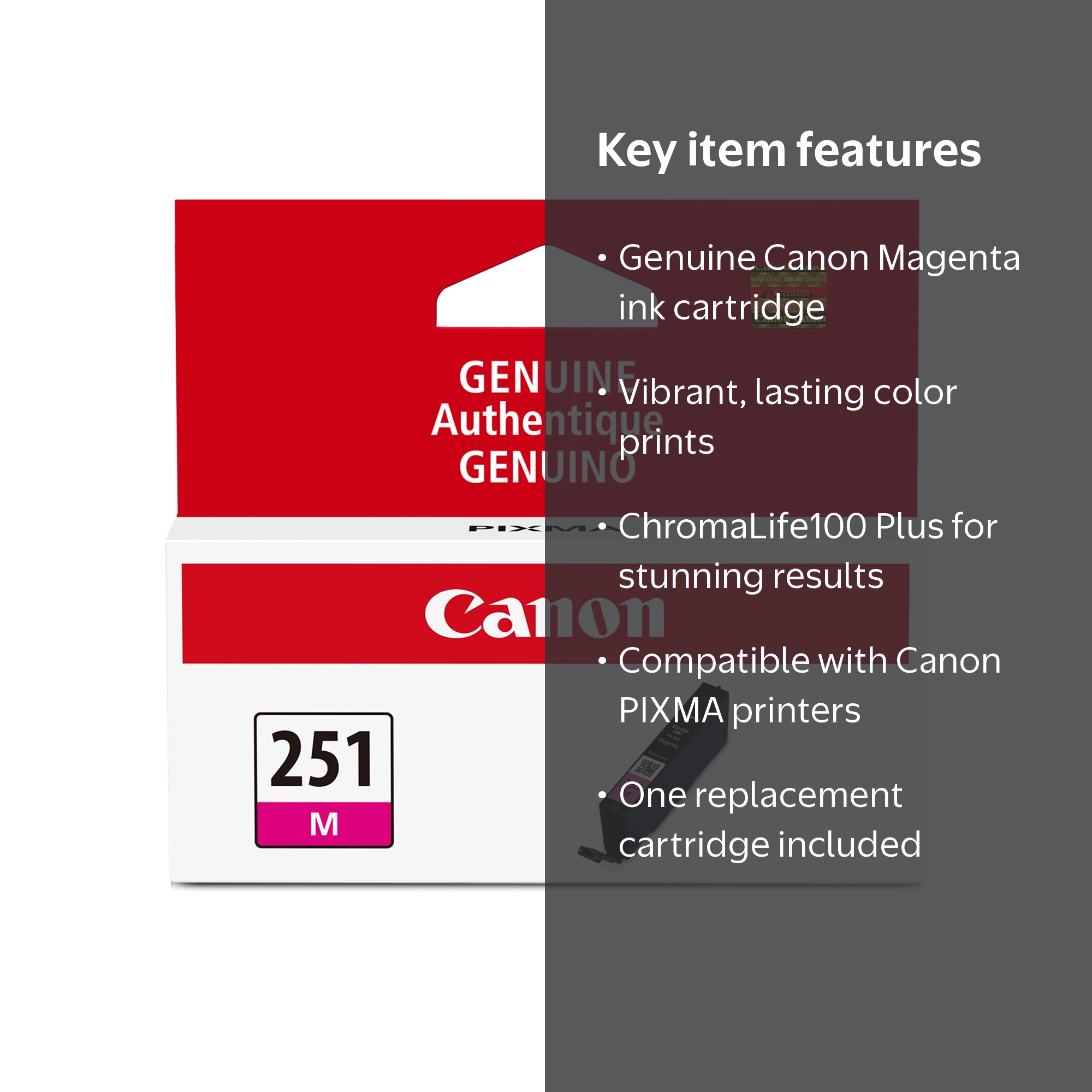 Canon, Ink Cartridge, Magenta, 1 Each for Pixma iP7220, iX6820