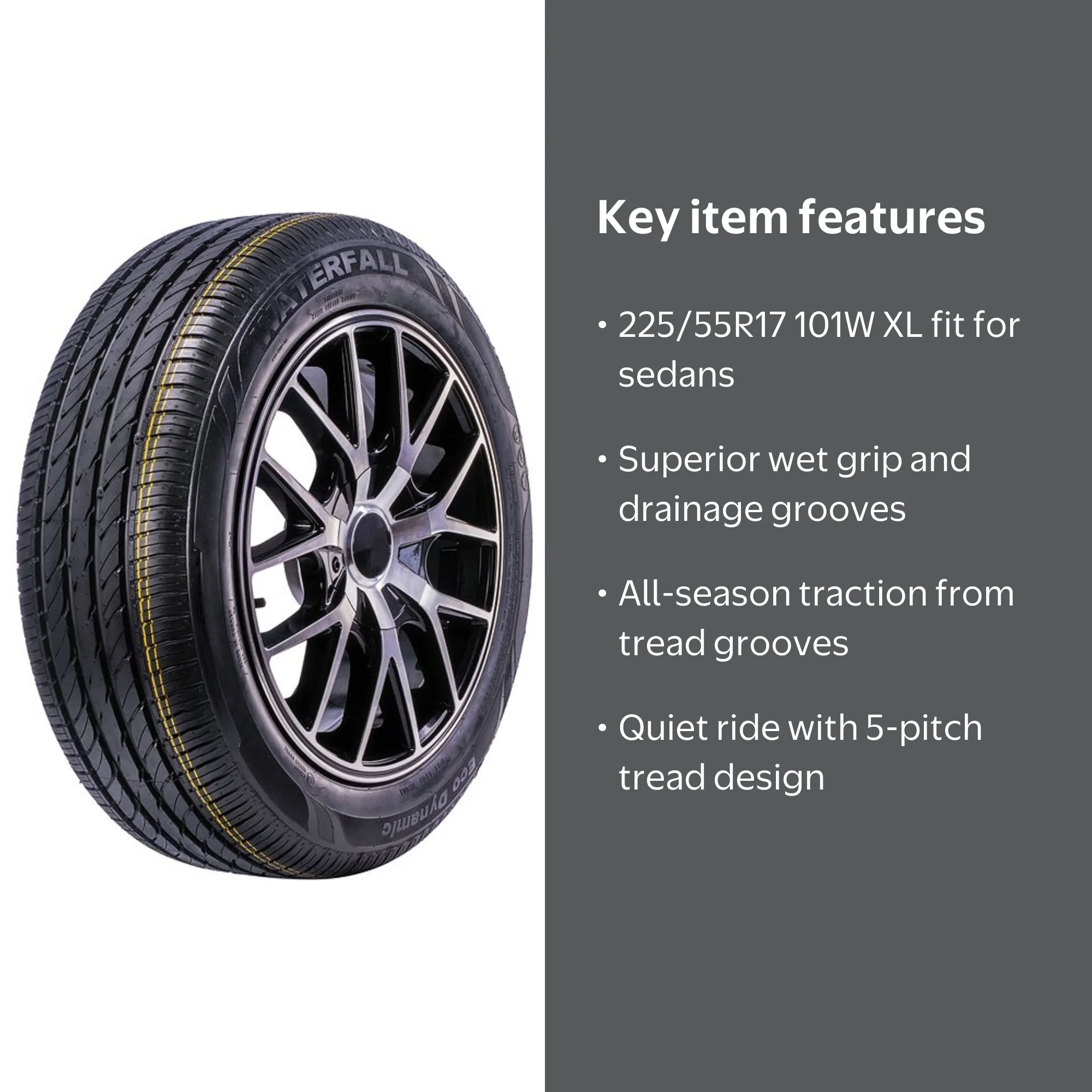 Waterfall Eco Dynamic 225/55R17 101W XL Passenger Vehicle All