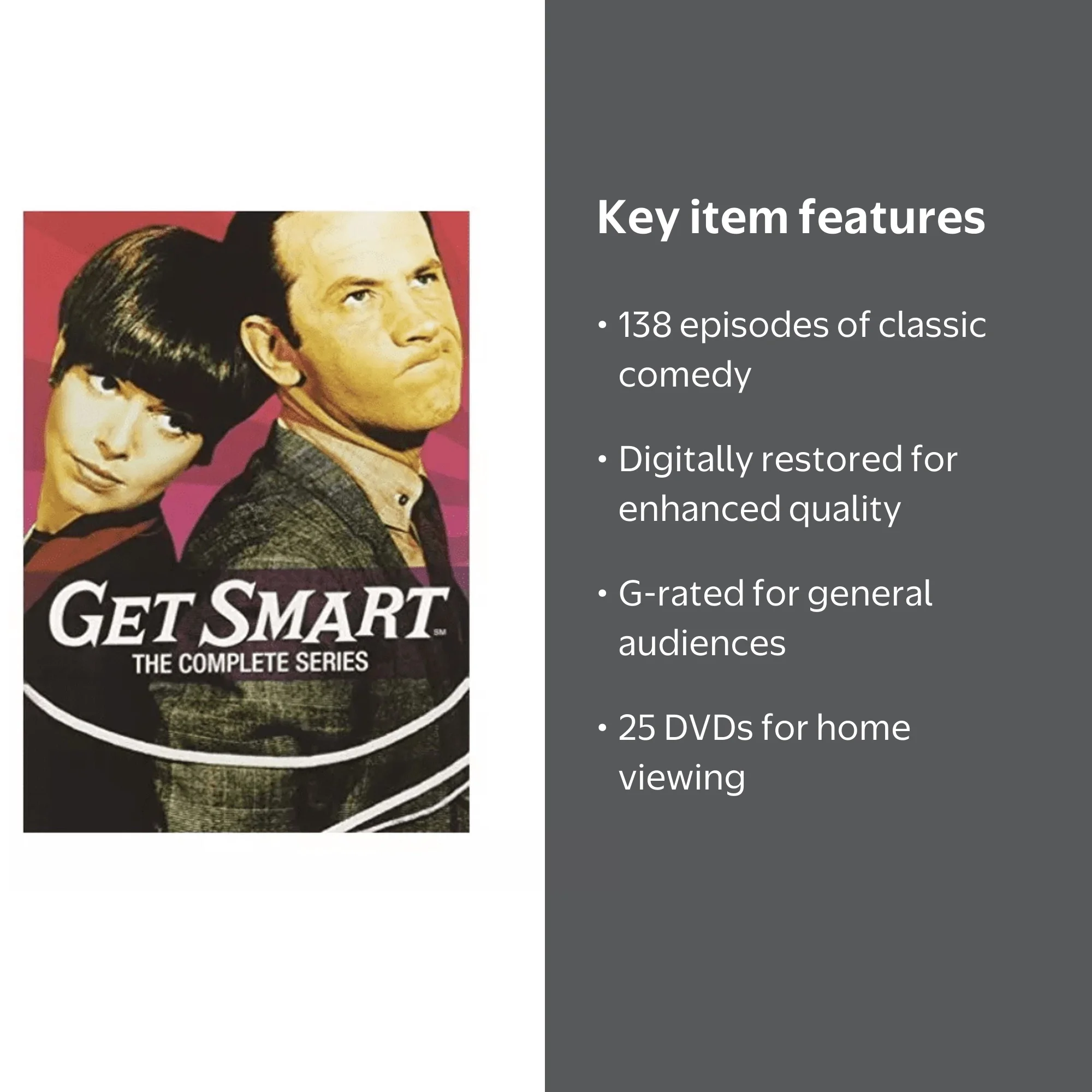 その他 Get Smart: Complete Series [DVD] Hbo Home Video: Get Smart Classic TV - The Complete Comedy Series