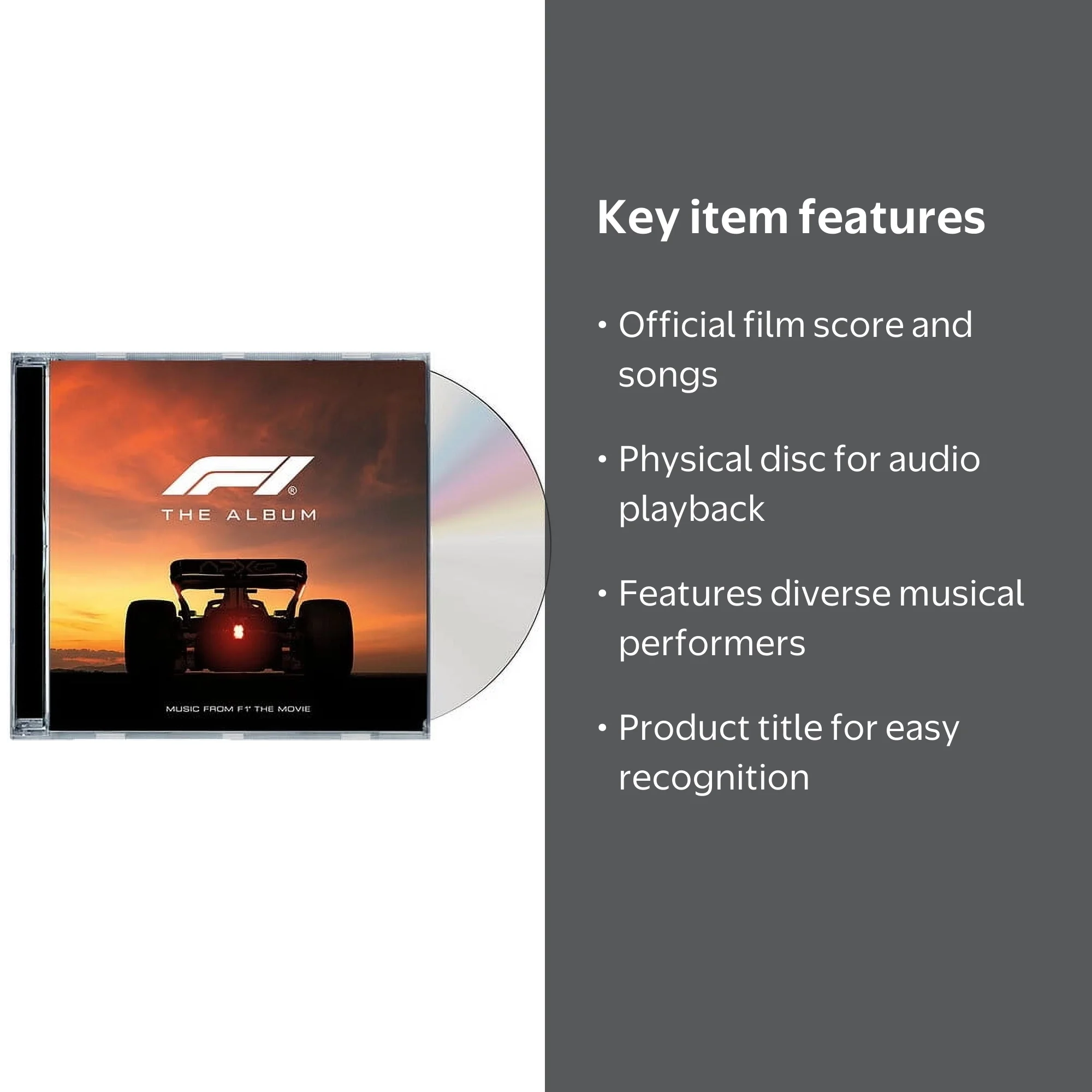 Various Artists - F1 The Album Soundtrack - CD - Walmart.com