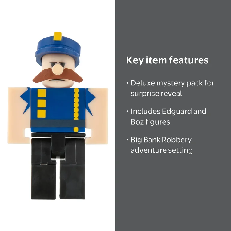 ROBLOX Deluxe Mystery Pack Big Bank Robbery: Edguard & Boz